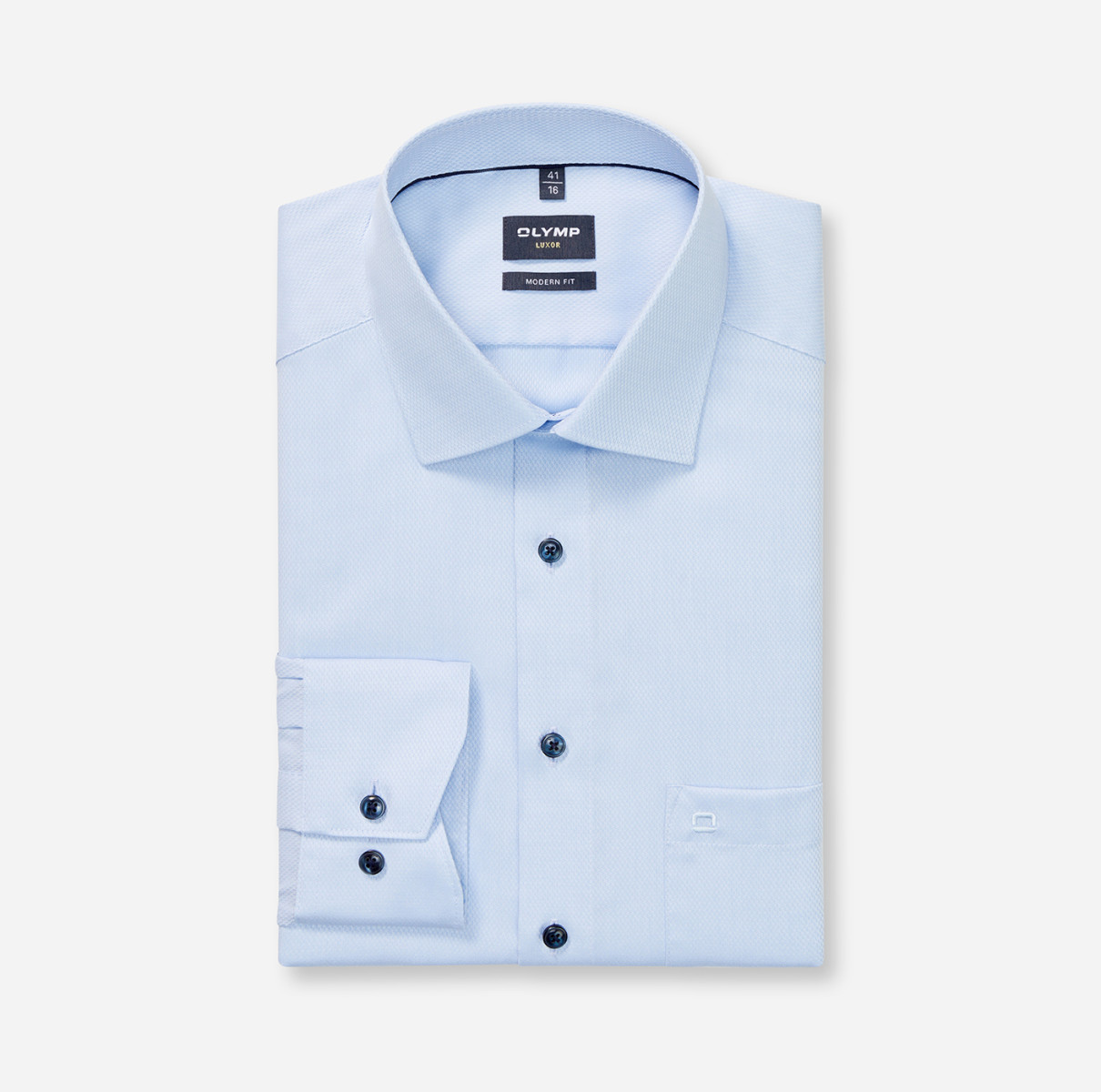 Olymp Modern Fit: Business Shirt - blue (11)