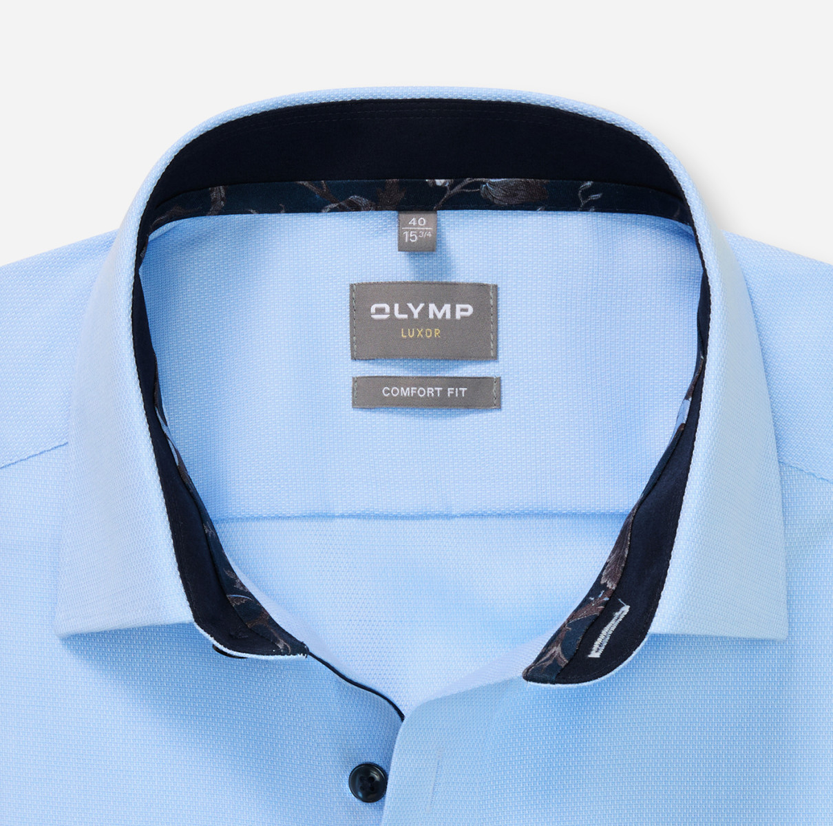 Olymp Comfort Fit: Business shirt - blue (11)