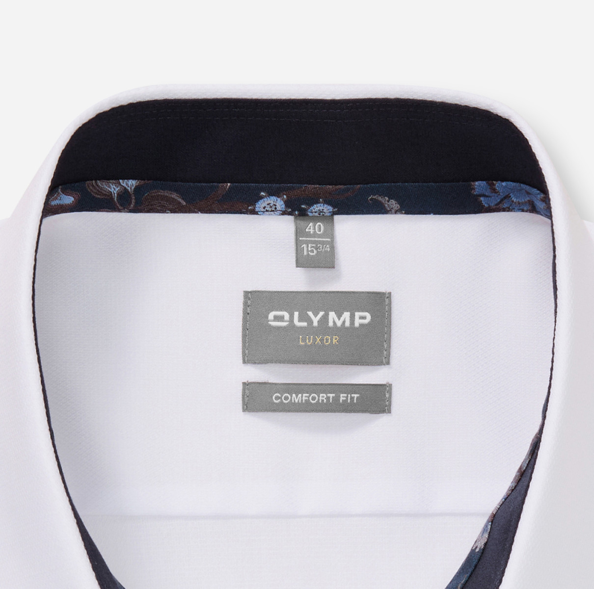 Olymp Comfort Fit: Business shirt - white (00)