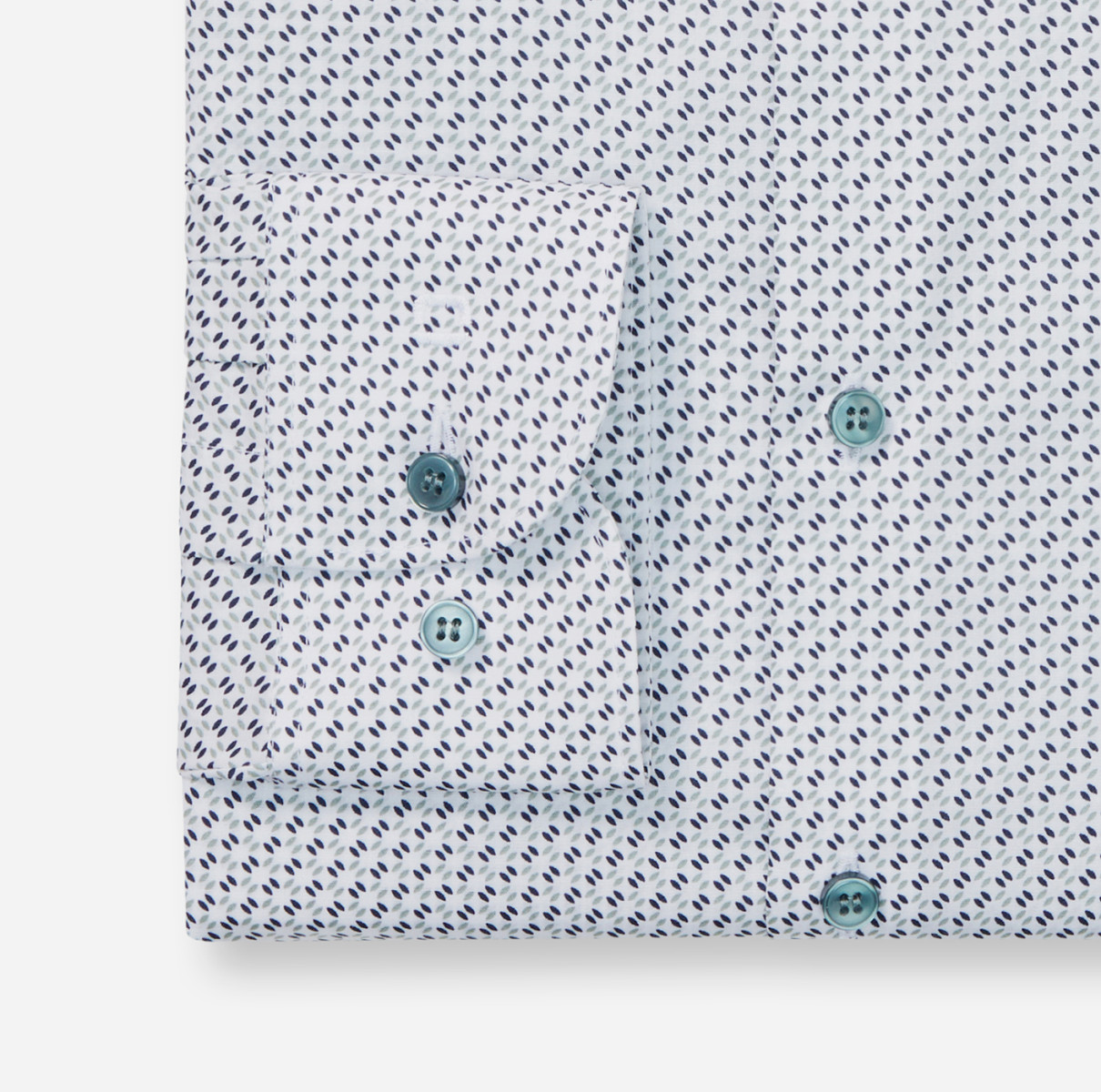 Olymp Hemd mit Minimal-Dessin - grau (75)