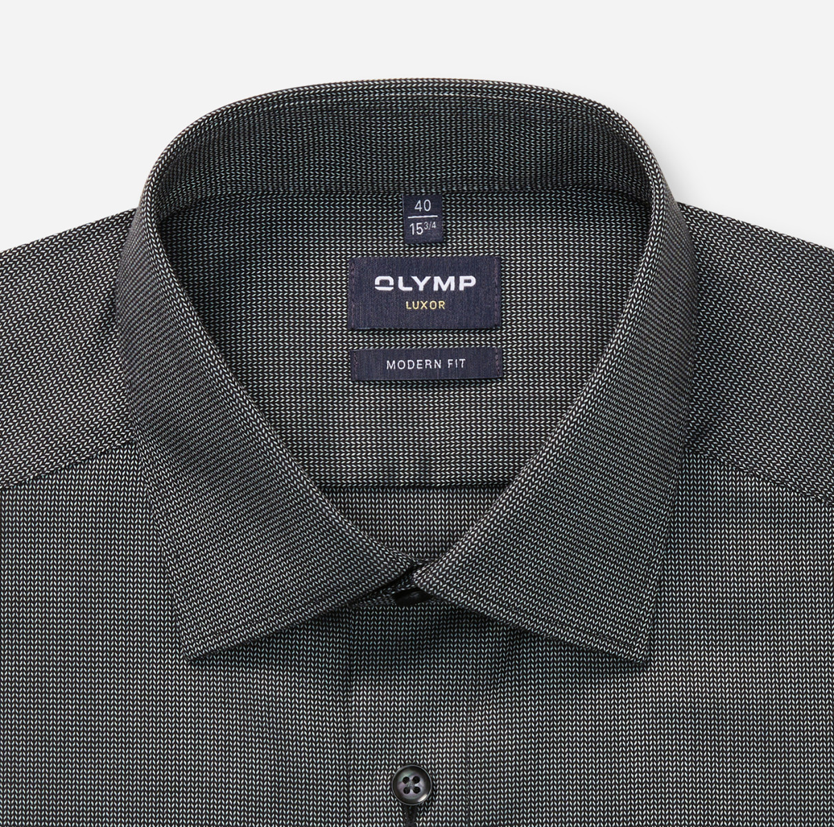 Olymp Modern Fit: Business Shirt - gray/black (63)