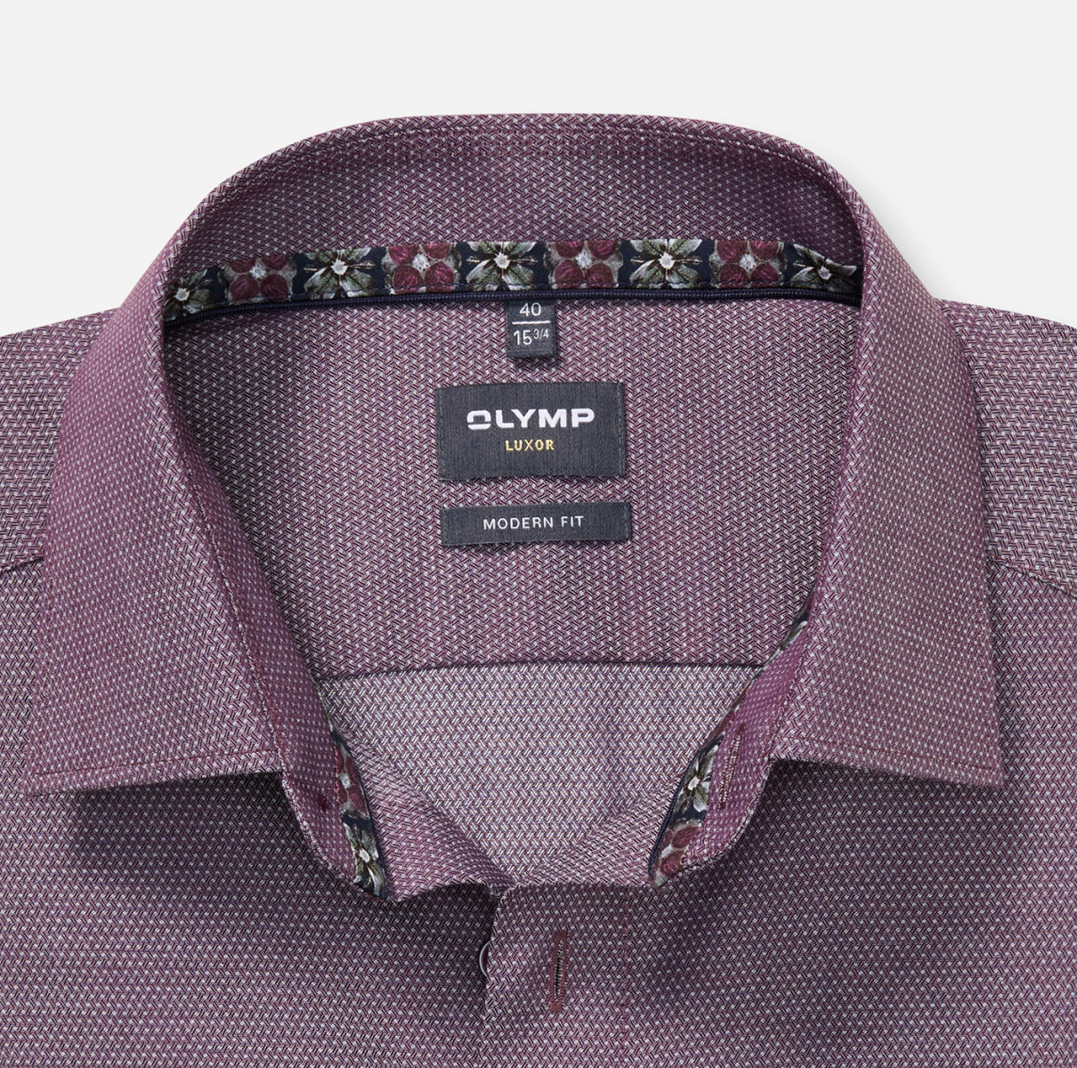 Olymp Modern Fit: Business Shirt - violet (98)