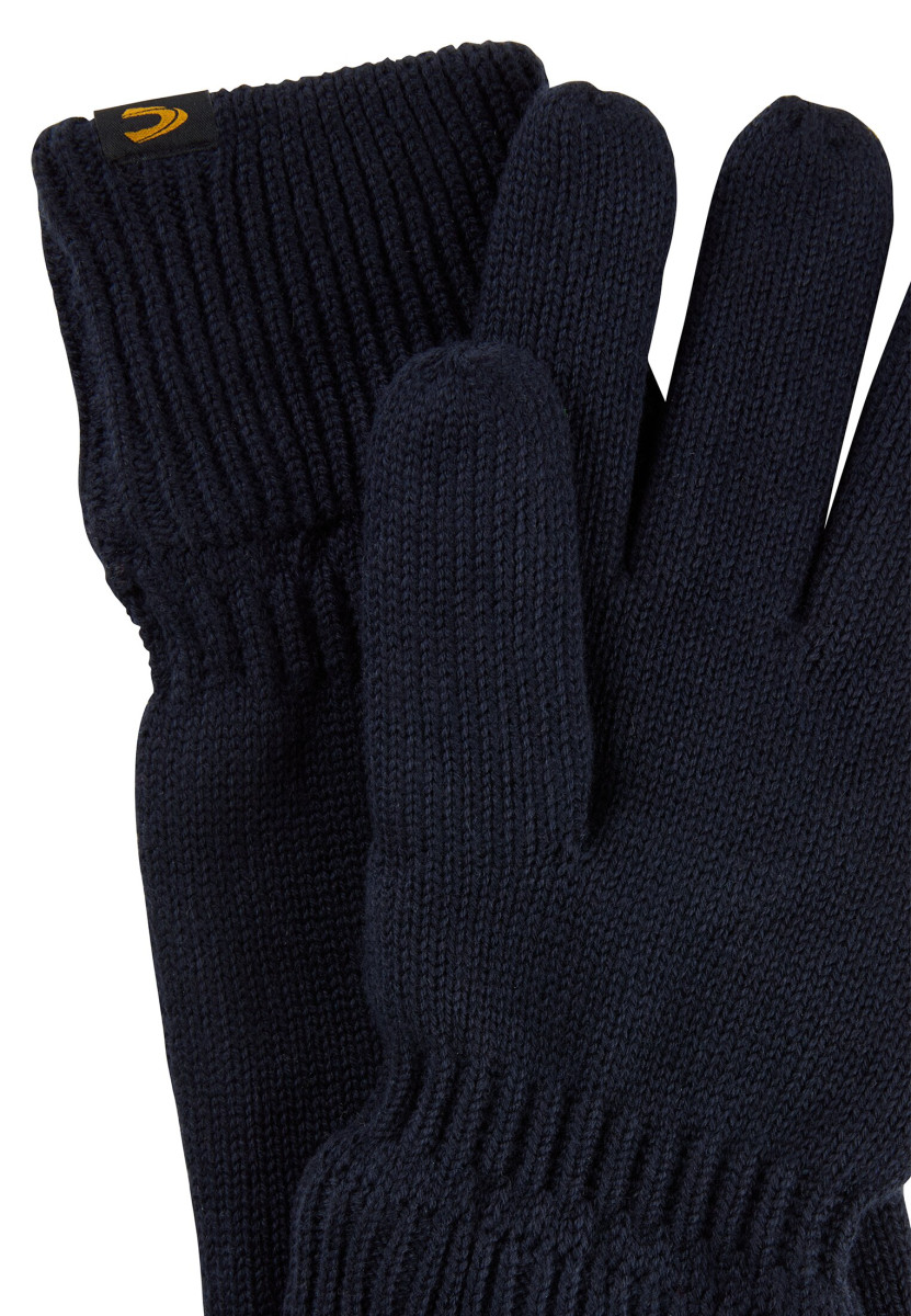 Camel active Cotton gloves with warming lining - blue (48)