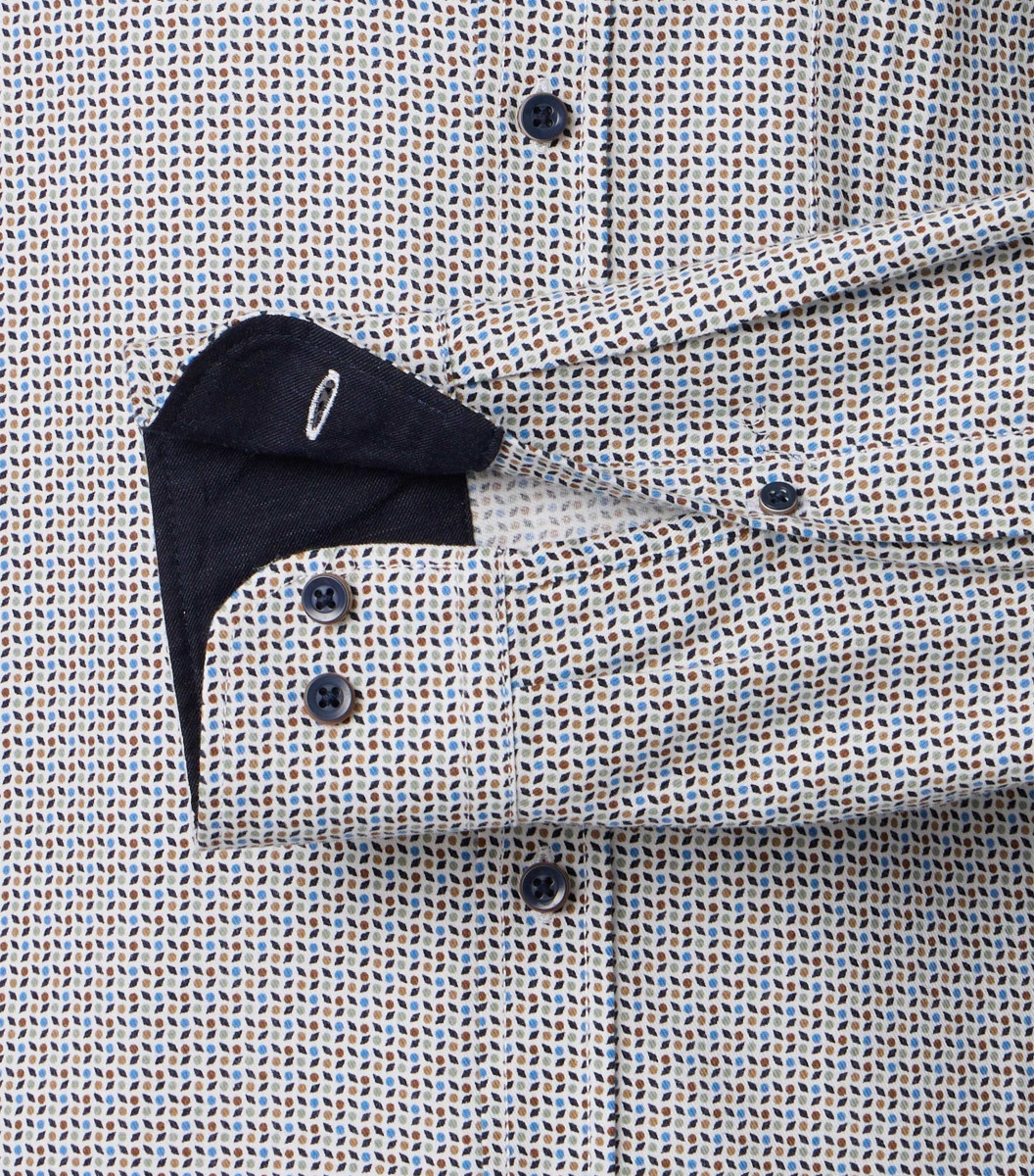 Casamoda Casual Fit: Freizeithemd - grün (300)