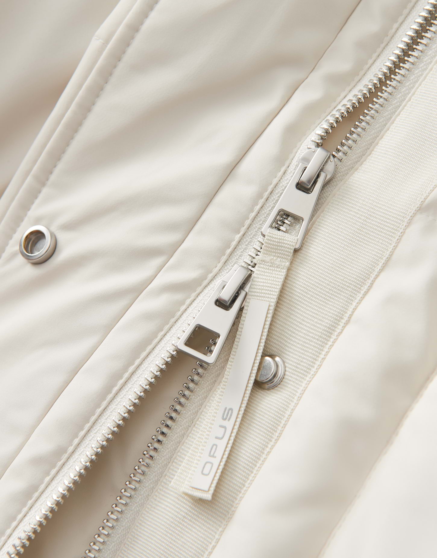 Opus Regular Steppweste mit Kapuze - Walma - beige (1006)