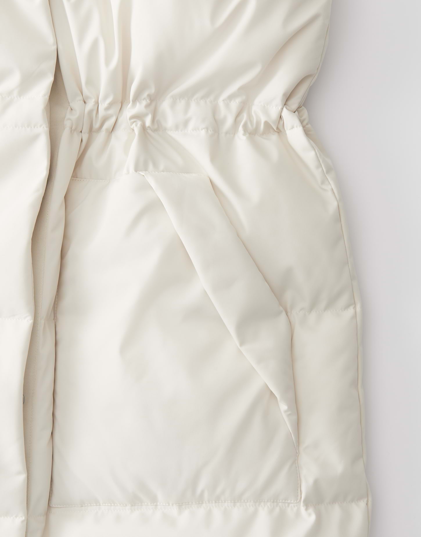 Opus Regular Steppweste mit Kapuze - Walma - beige (1006)