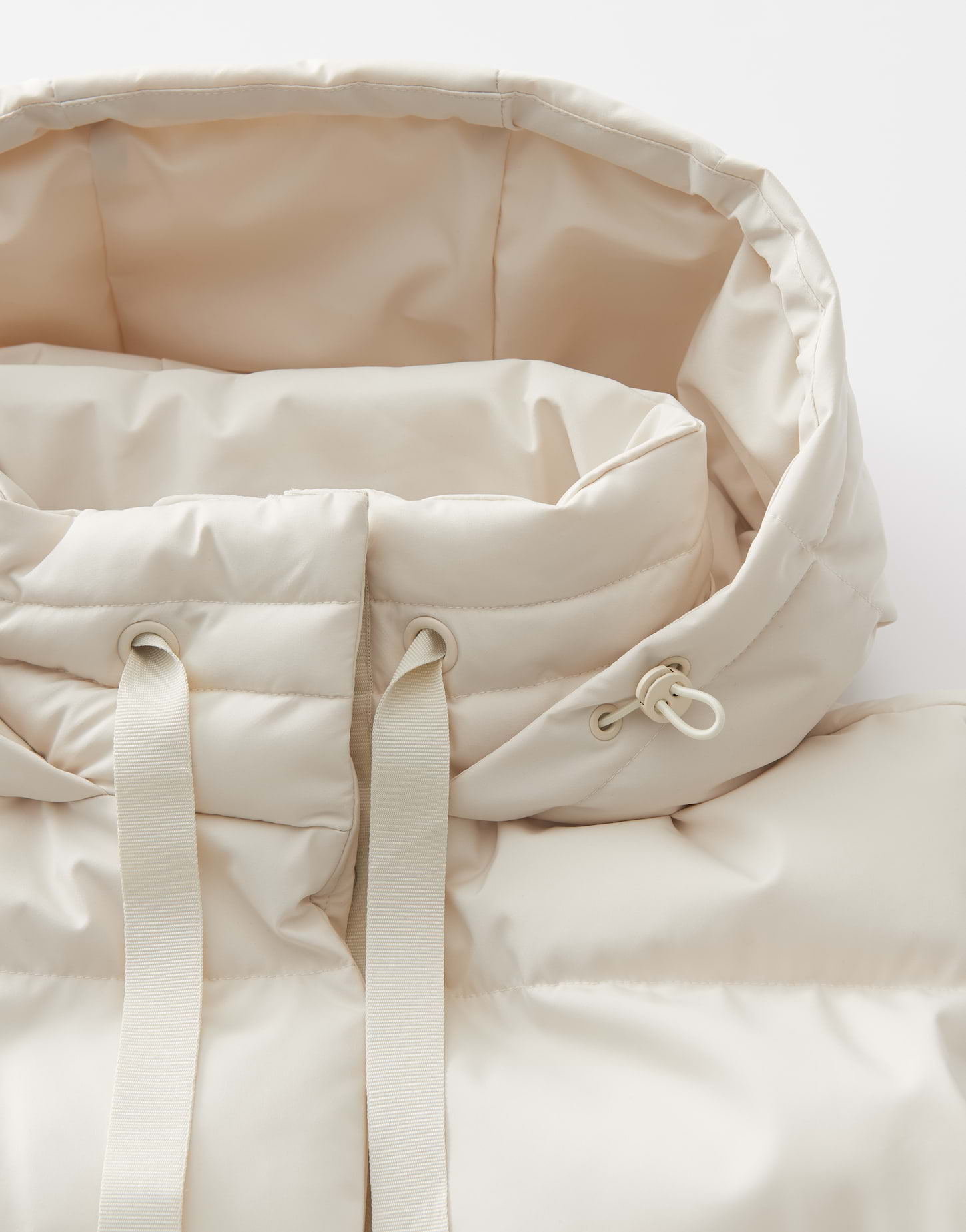 Opus Regular Steppweste mit Kapuze - Walma - beige (1006)