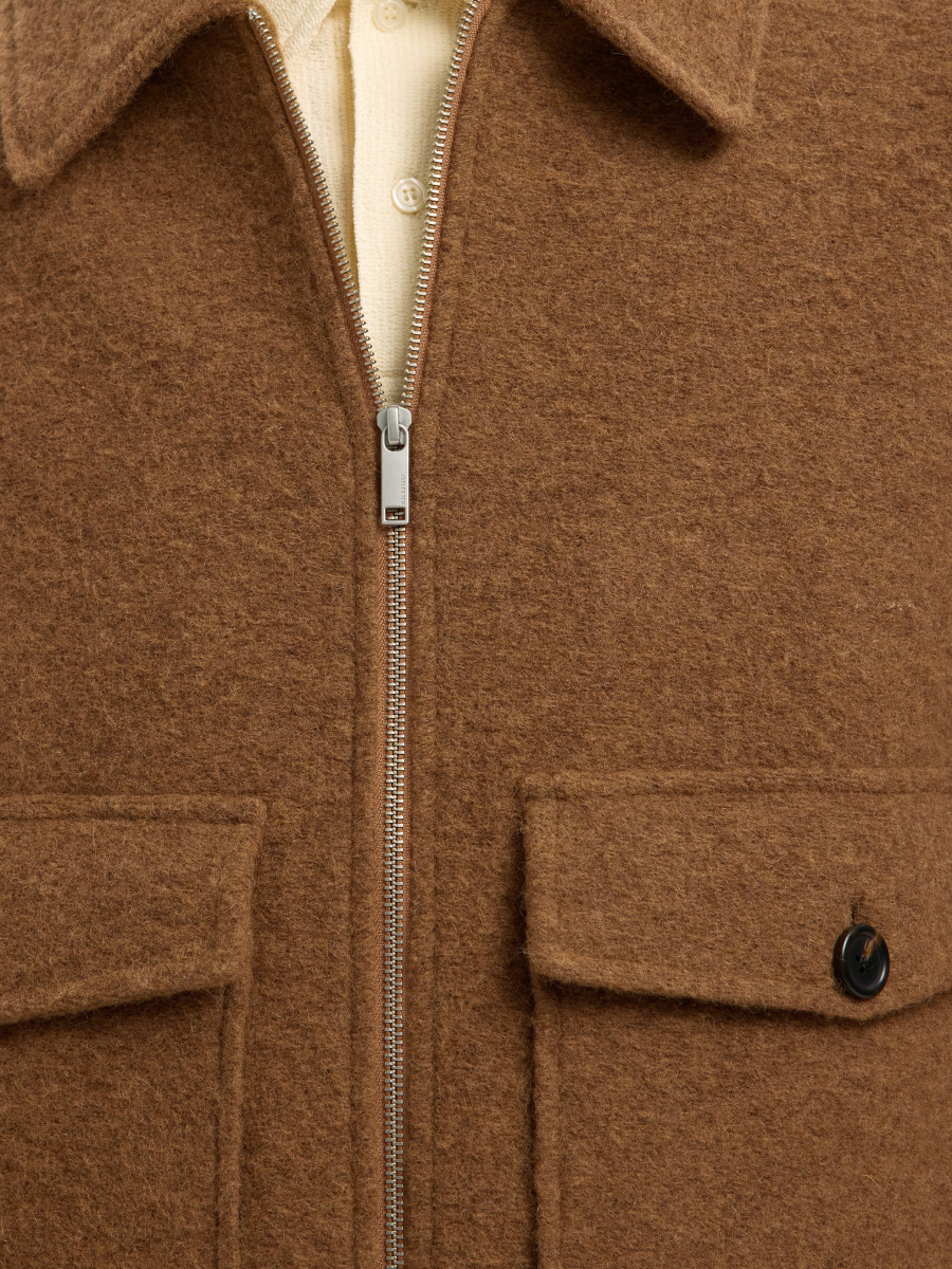 Selected Wollmischungsjacke - Slhjakob - braun (186298)