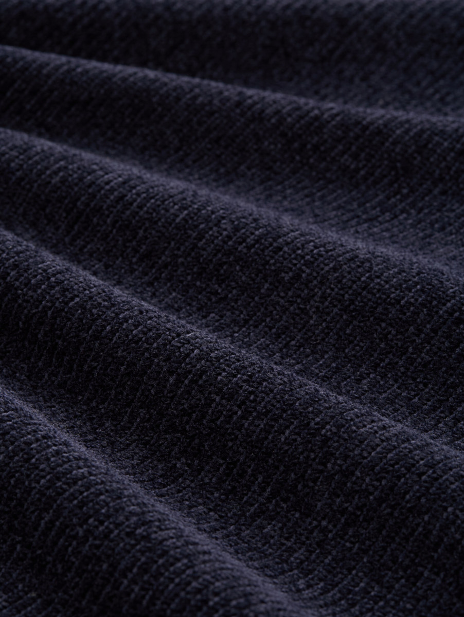 Tom Tailor Troyer Strickpullover - blau (10668)