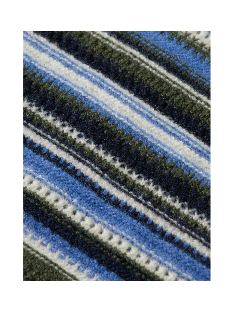 Scotch & Soda Weicher Strickpullover mit Streifen und normaler Passform - blau (410(Peacoat Multi Stripe))