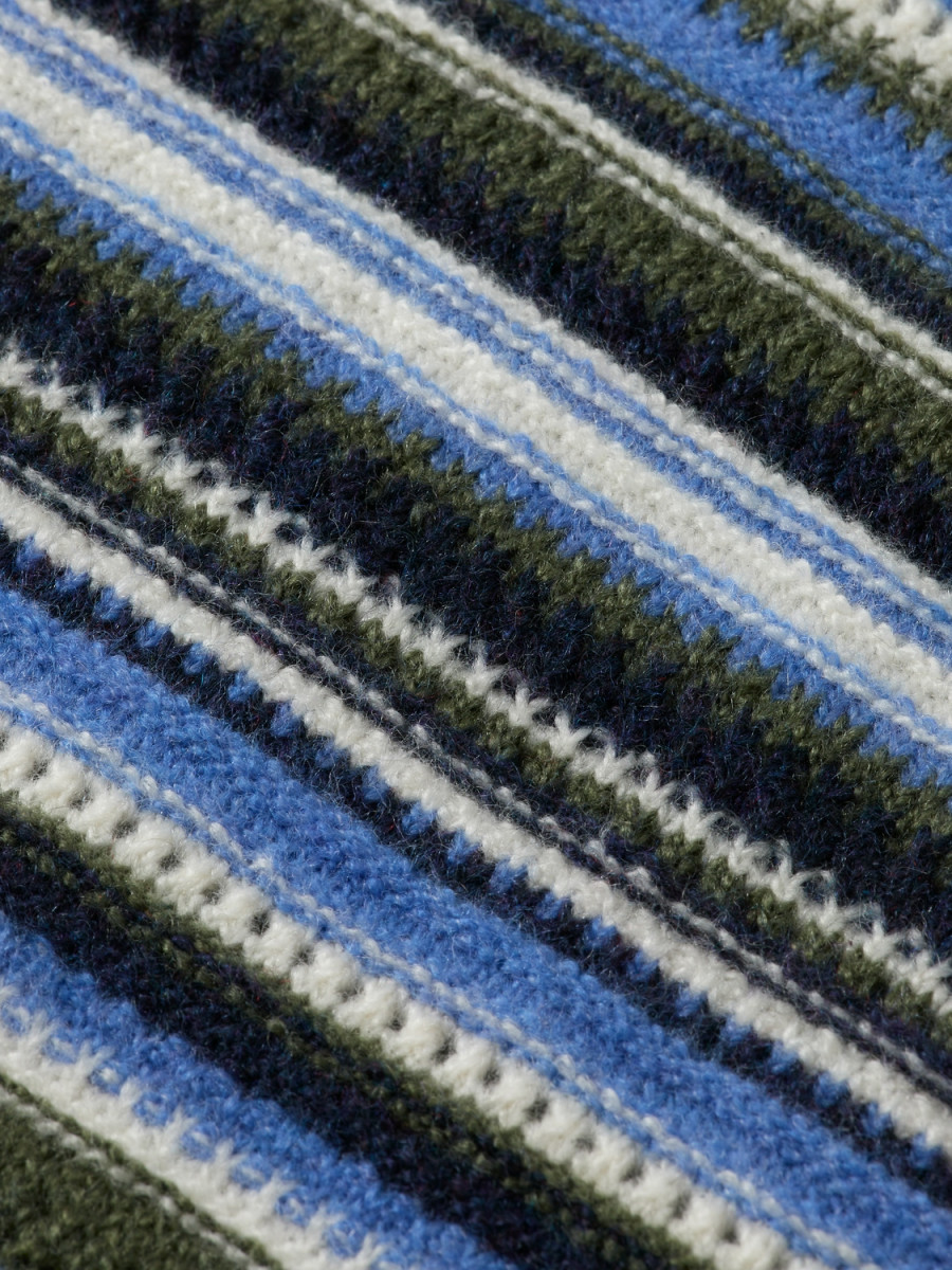 Scotch & Soda Weicher Strickpullover mit Streifen und normaler Passform - blau (410(Peacoat Multi Stripe))