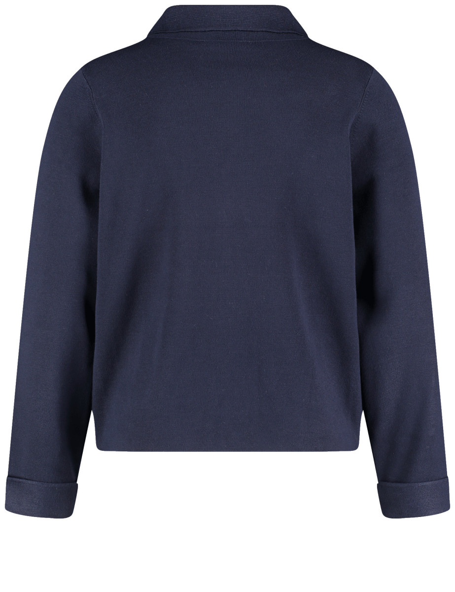 Samoon cardigan blue (08450) 44