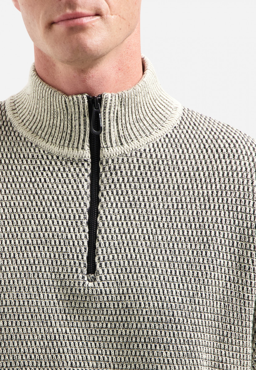 No Excess Pull avec demi-zip sportif - gris (014)