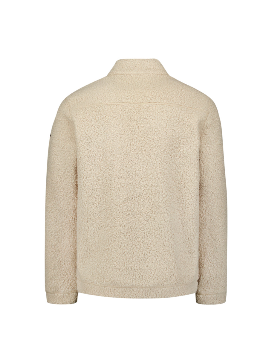 No Excess Sweater with Full Zip - beige (015)
