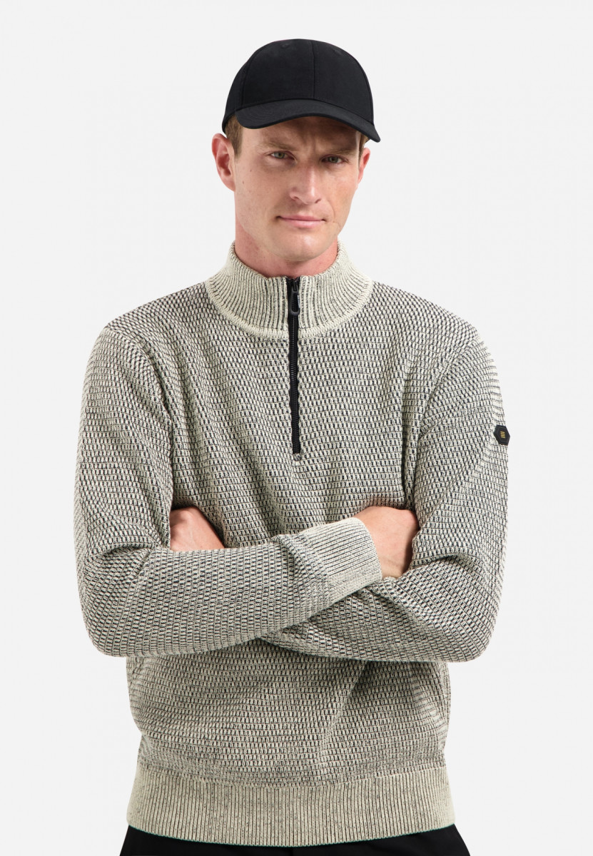 No Excess Pull avec demi-zip sportif - gris (014)