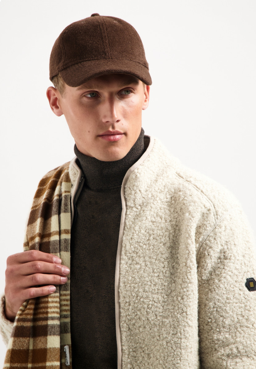 No Excess Sweater with Full Zip - beige (015)