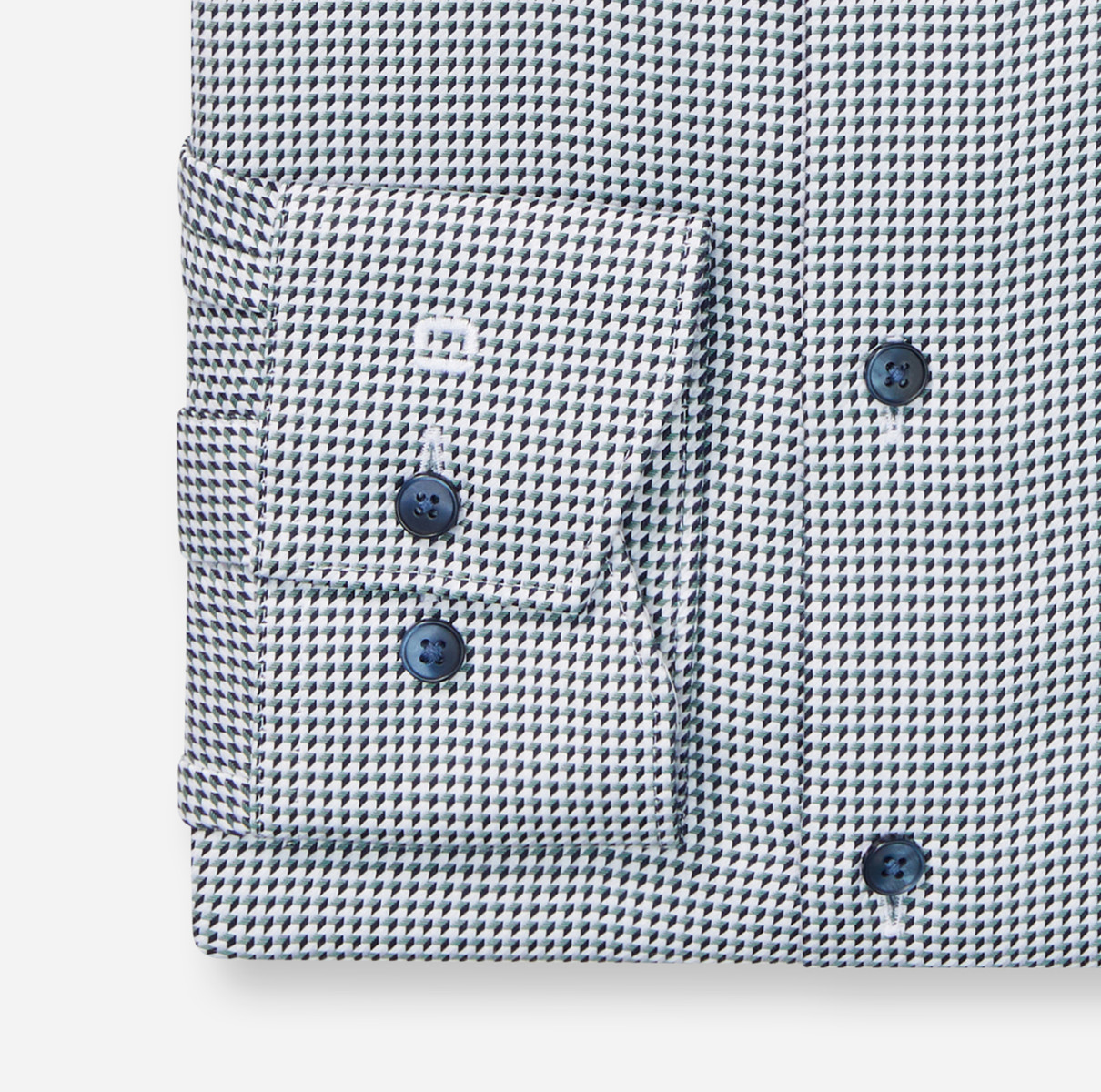 Olymp Modern Fit: Businesshemd - grün (45)