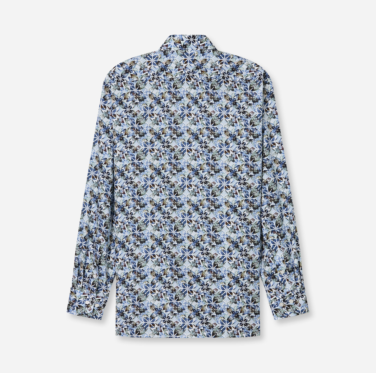 Olymp Comfort Fit: Business shirt - blue/white (00)