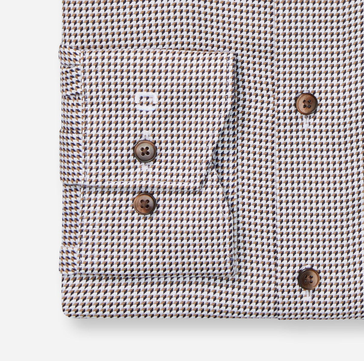 Olymp Modern Fit: Businesshemd - braun (28)