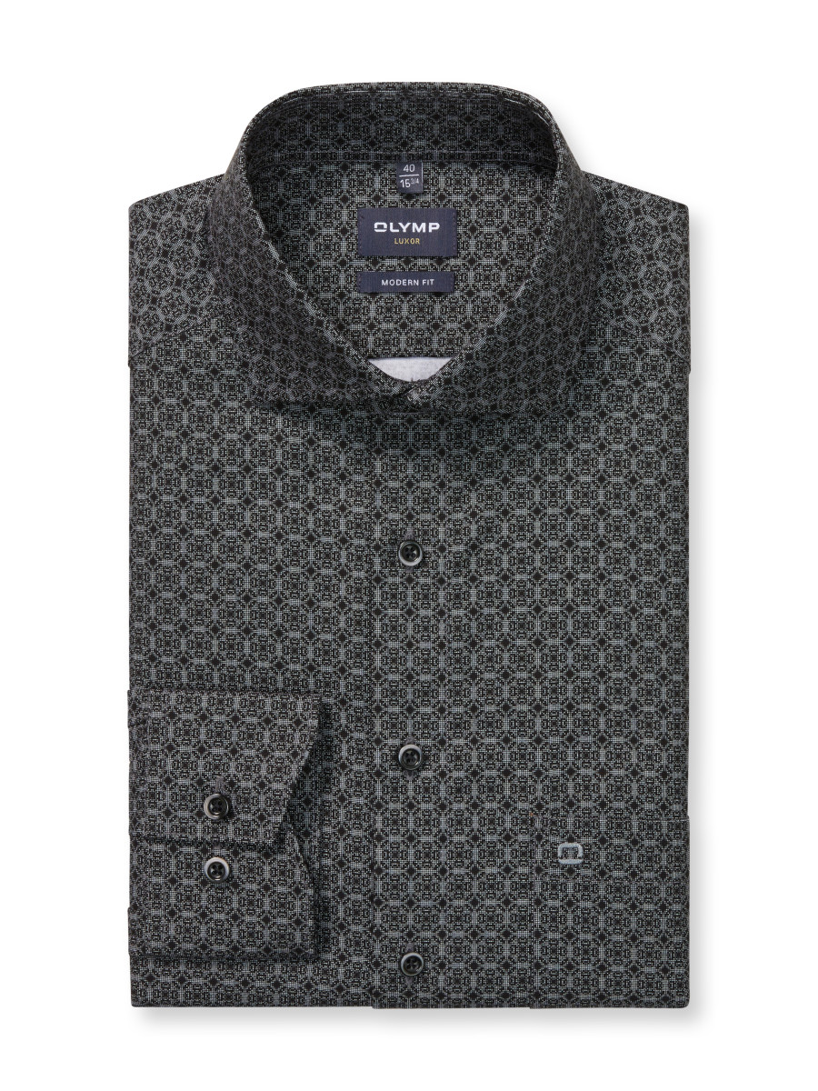 Olymp Modern Fit: Business Shirt - gray (63)
