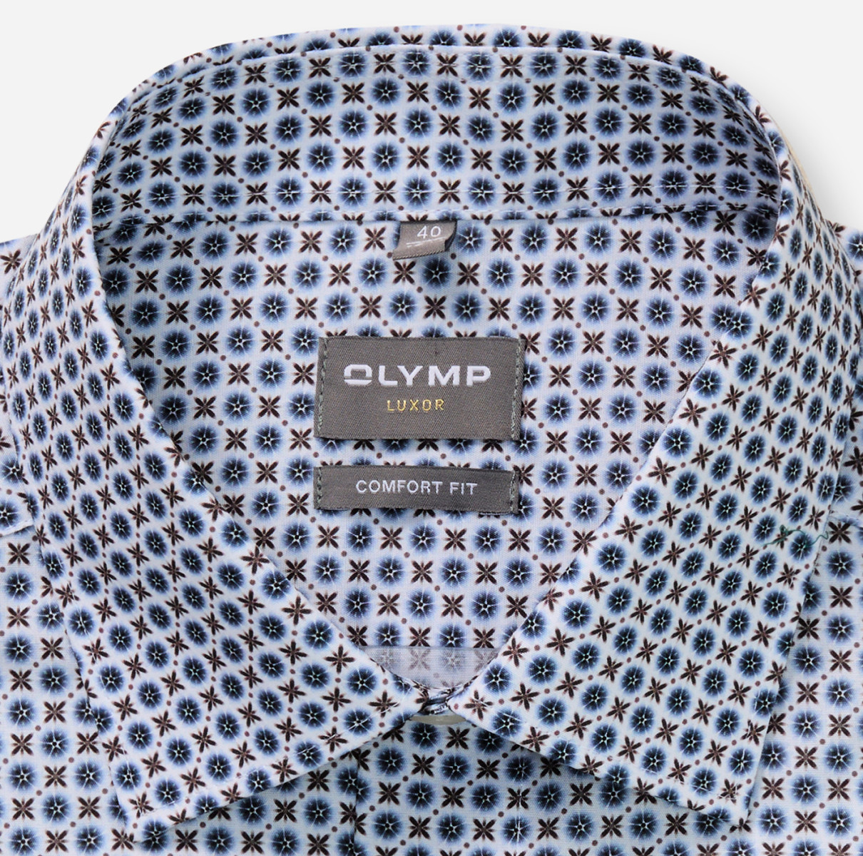 Olymp Comfort Fit: Business shirt - blue (18)