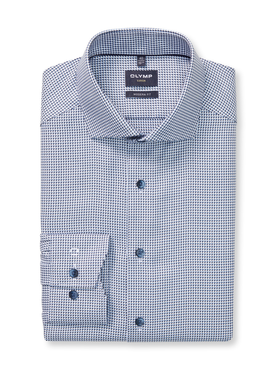 Olymp Modern Fit: Businesshemd - blau (18)